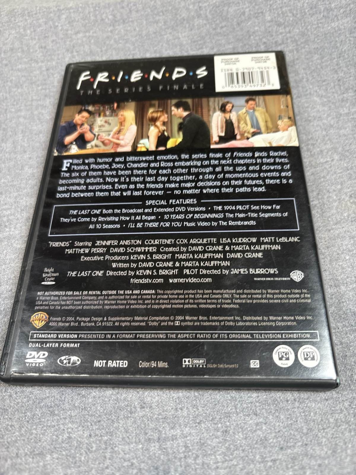 Friends Series Finale DVD 2004 - Thumbnail 2