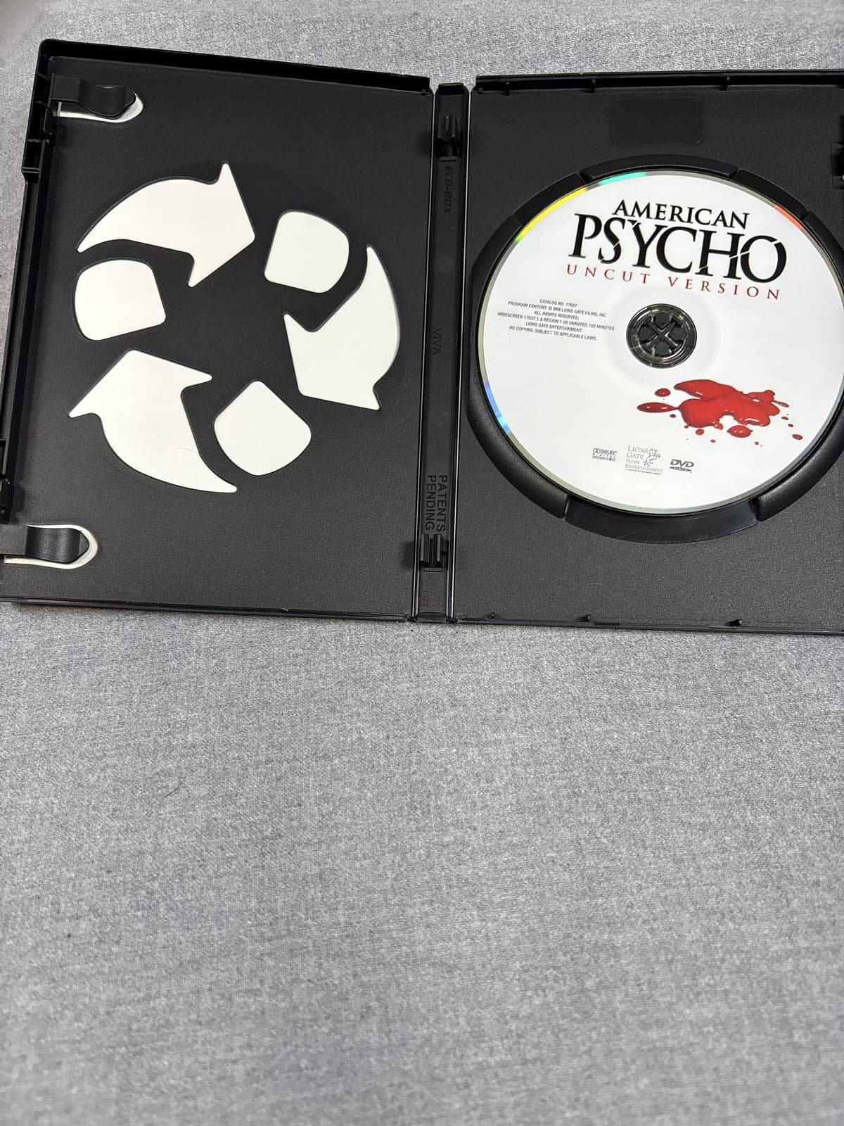 American Psycho DVD Uncut Killer Collector's - Thumbnail 3