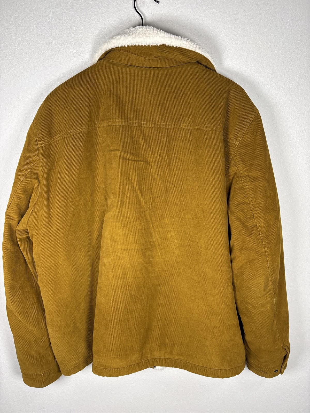 Levi's Men's Corduroy Sherpa Lined Trucker Jacket Tan Brown XL - Thumbnail 4