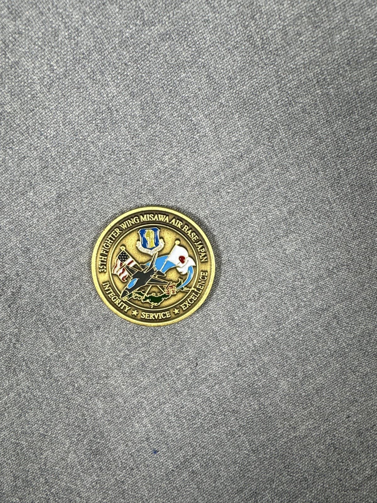 USAF 35th Fighter Wing Airman Leadership School Challenge Coin - Thumbnail 2