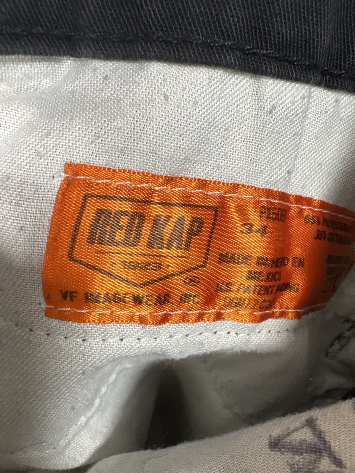 Red Kap Mens Navy Blue Dura-Kap Work Shorts Industrial Uniform - Thumbnail 3
