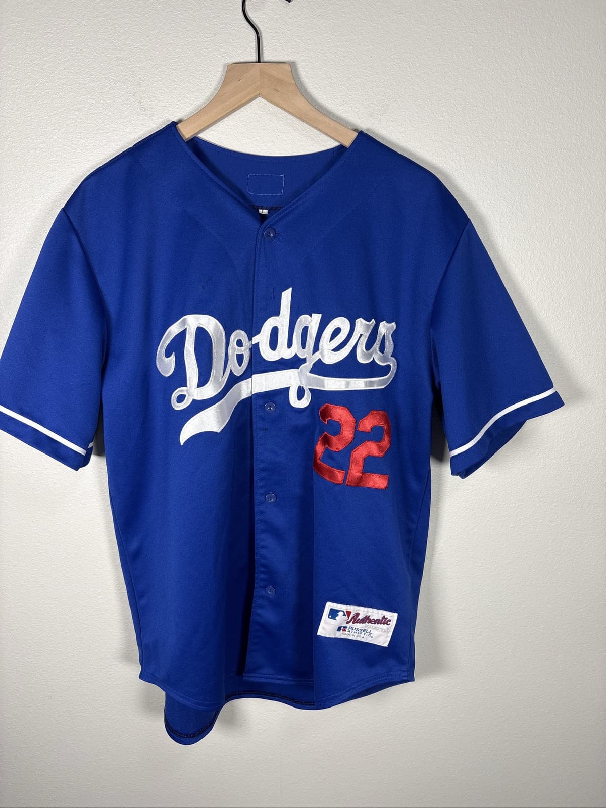 Russell Athletic LA Los Angeles Dodgers Clayton Kershaw 22 Jersey - Thumbnail 2