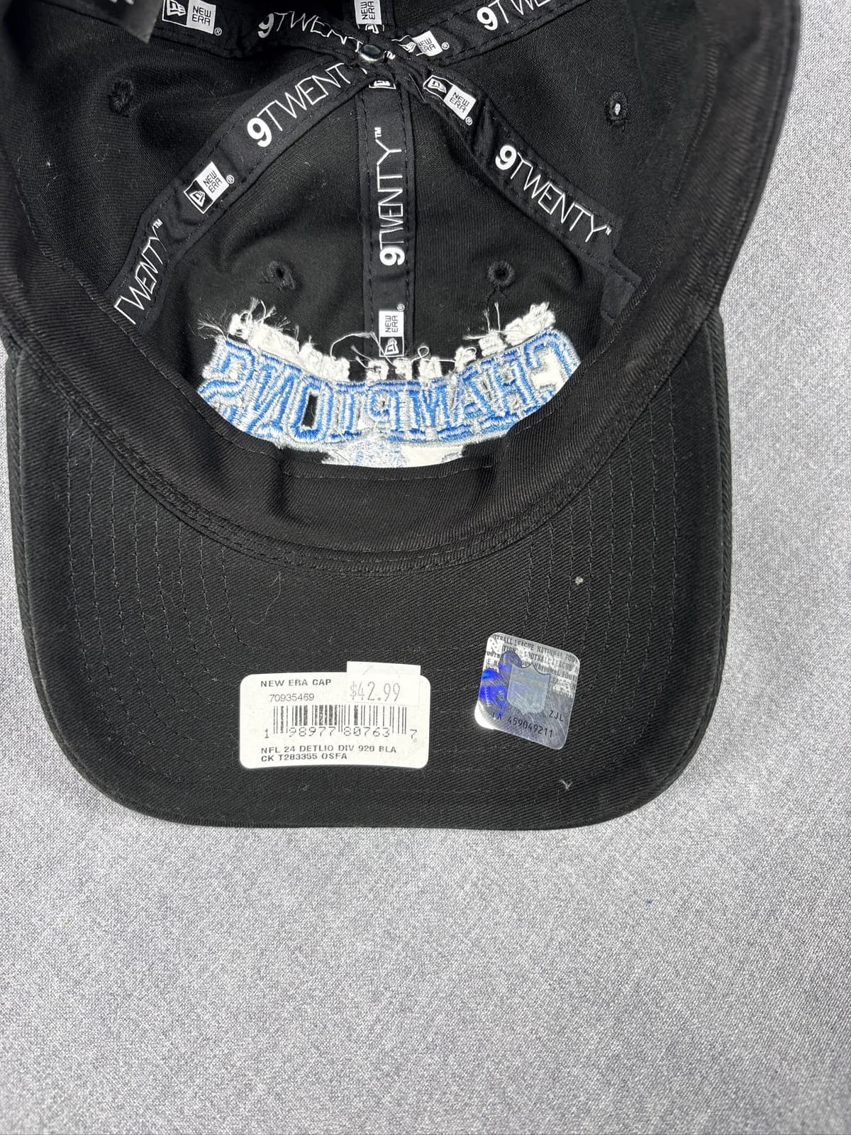 Detroit Lions New Era 9TWENTY 2024 NFC North Champions Adjustable Hat - Thumbnail 3