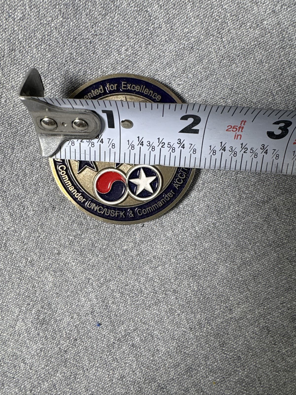 USAF 7th Air Force Air Component Command USFK Korea Challenge Coin - Thumbnail 3