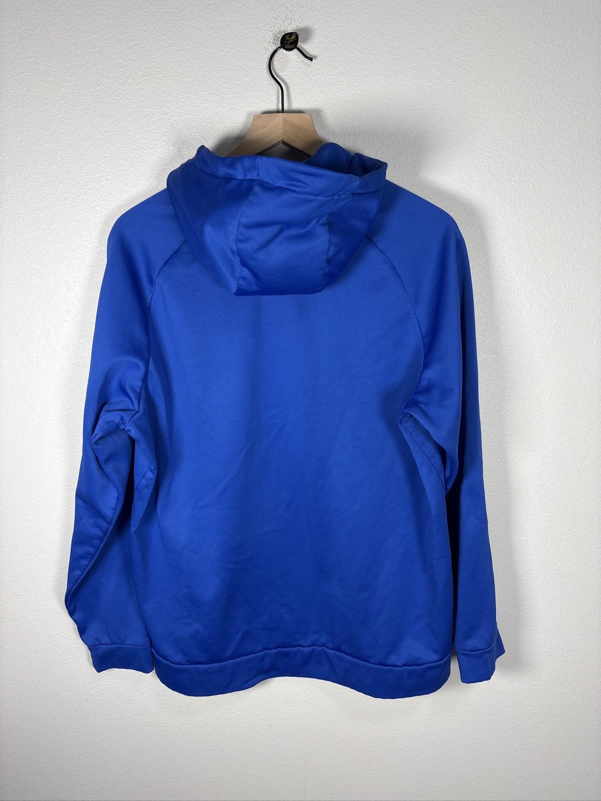 Nike Dri-Fit Therma Hoodie Mens Medium Blue Pullover Sweatshirt - Thumbnail 3