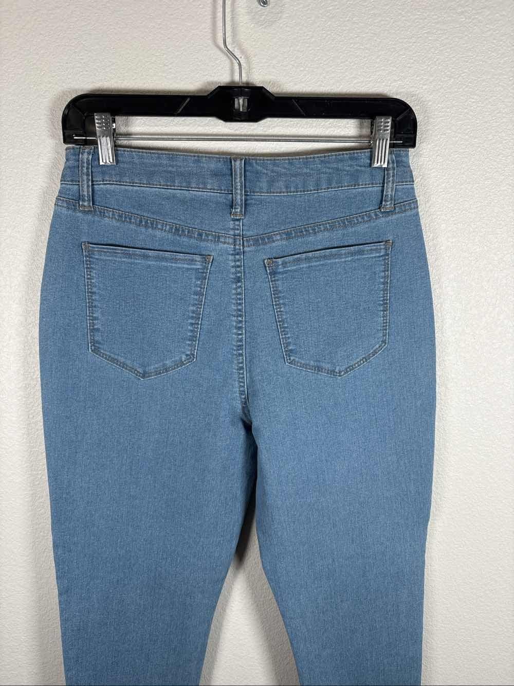 Tinseltown Women's Blue Skinny Jeans Size 27 High Rise Stretch - Thumbnail 6