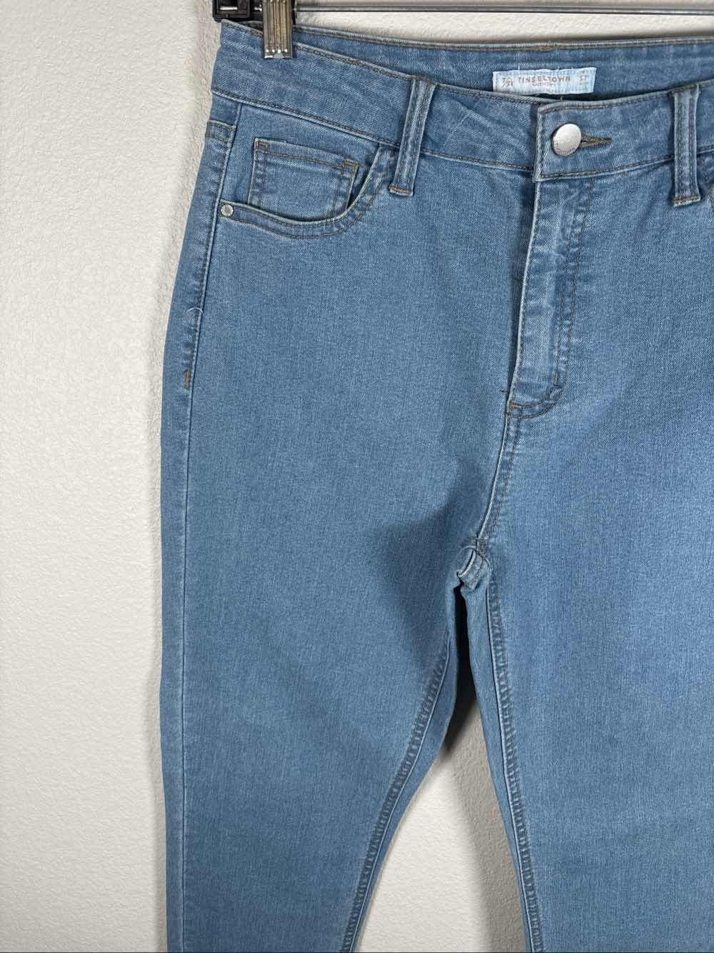 Tinseltown Women's Blue Skinny Jeans Size 27 High Rise Stretch - Thumbnail 3