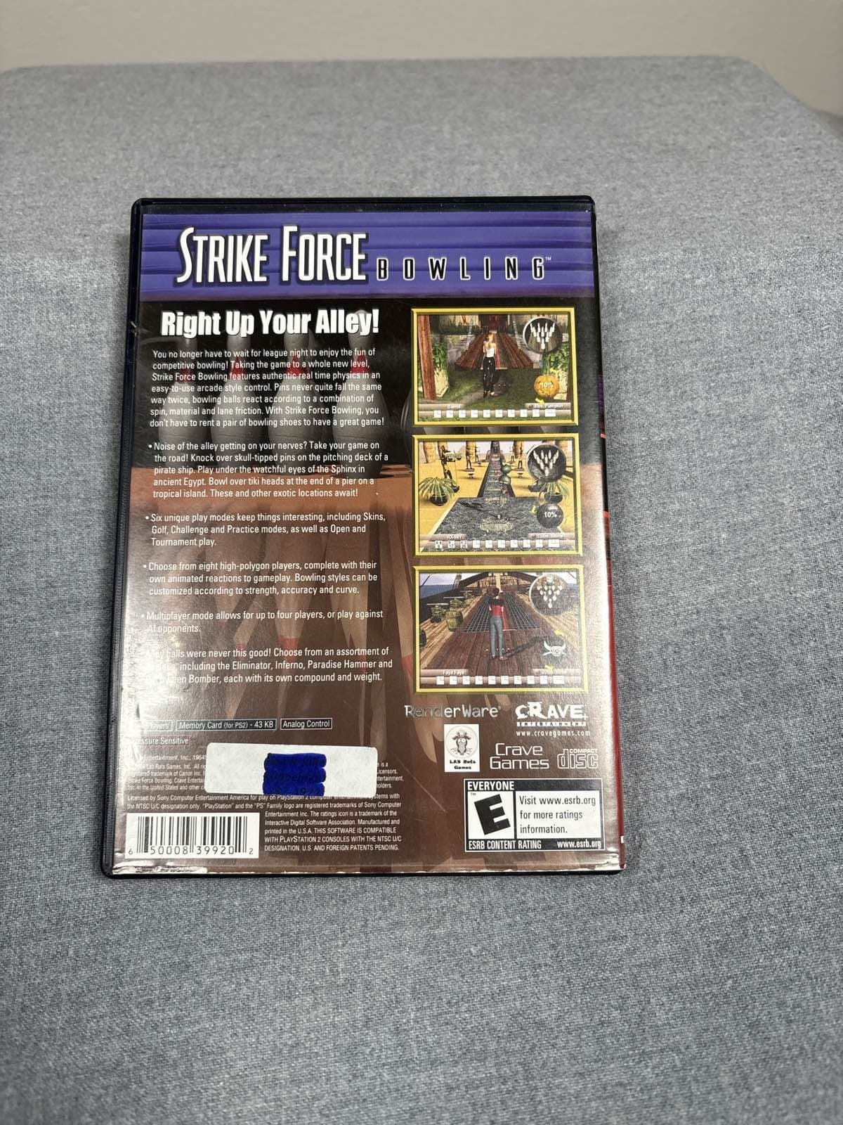 Strike Force Bowling PS2 Game CIB Tested - Thumbnail 2