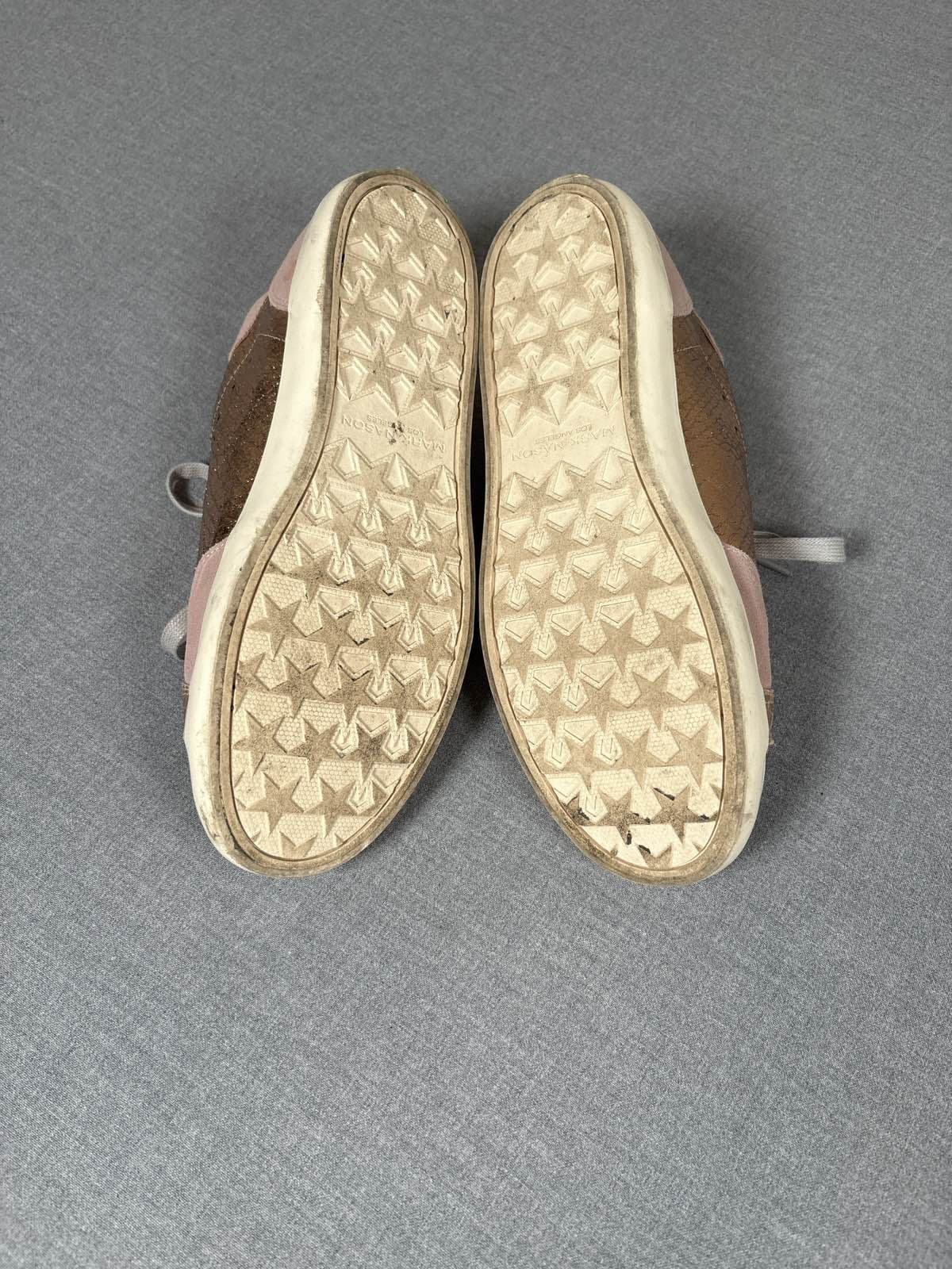 Mark Nason The Stellar Winnie Leopard Snake Rose Gold Pink Sneakers 10 - Thumbnail 5