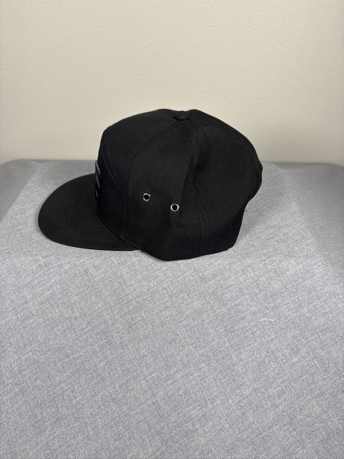 Black Eagle Skeleton Peace Sign Snapback Baseball Cap Hat Adjustable - Thumbnail 2