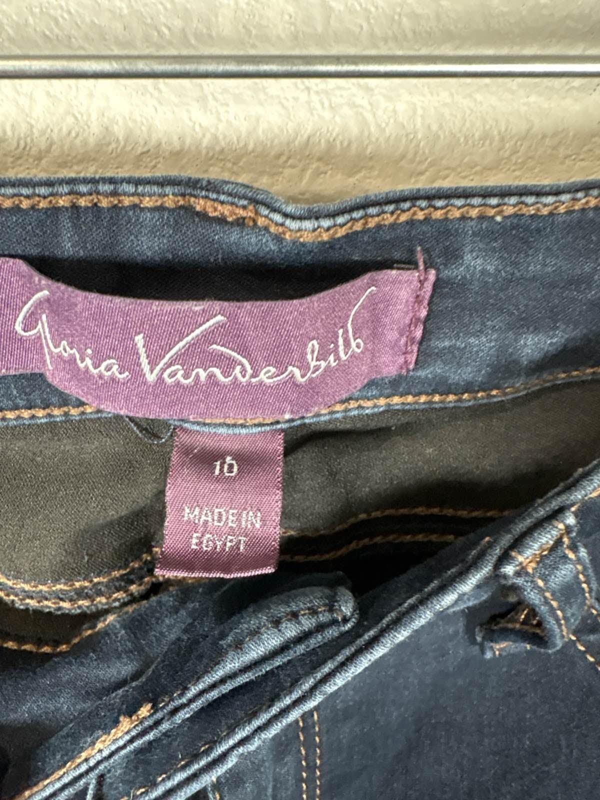 Gloria Vanderbilt Women's Amanda High Rise Skinny Jeans Dark Wash Denim - Thumbnail 2