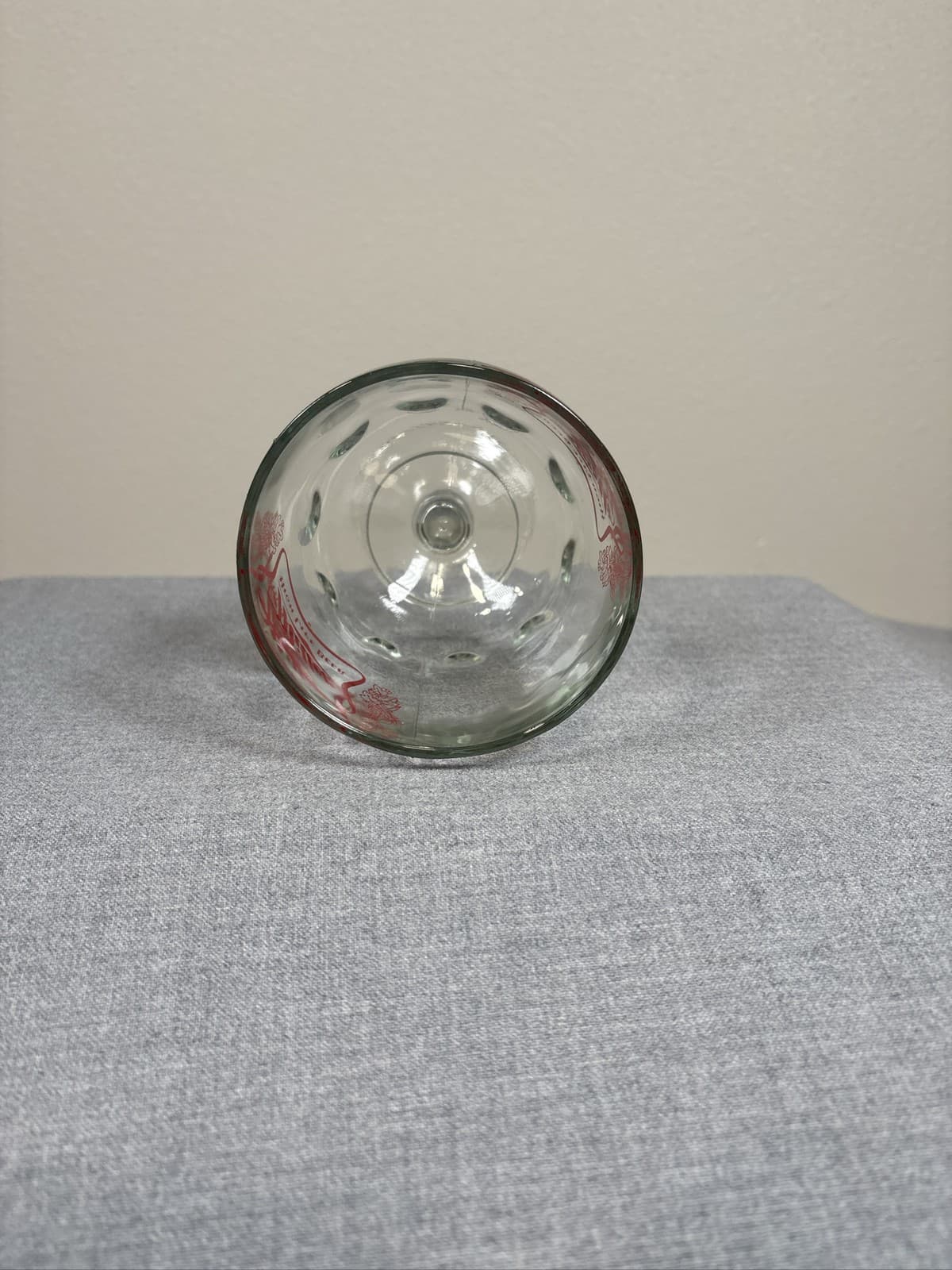Miller High Life Beer Goblet Glass Dimpled Mug Goblet 6” - Thumbnail 5