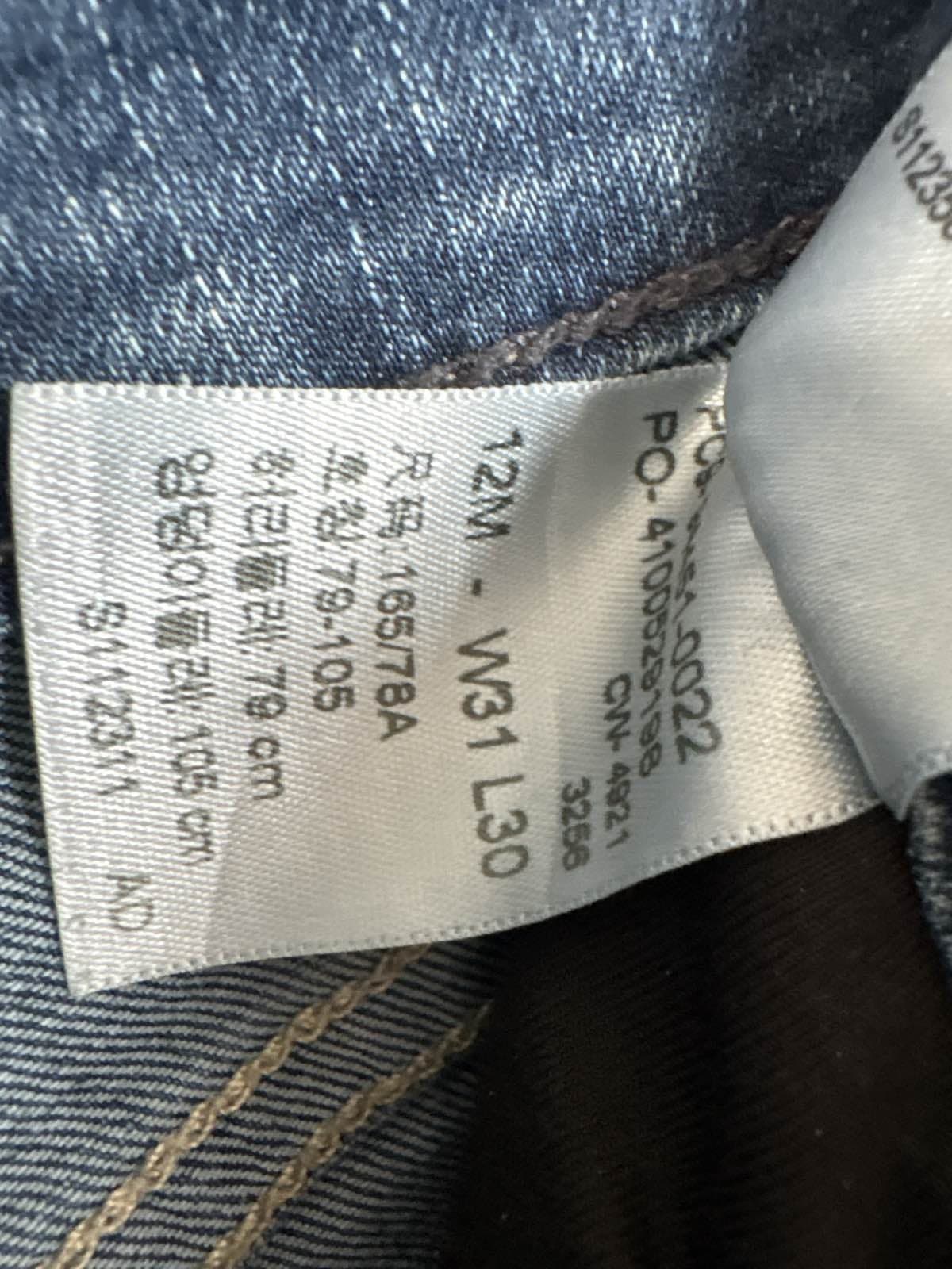 Signature Levi Strauss Gold Totally Shaping Skinny Jeans Women's 12 - Thumbnail 5