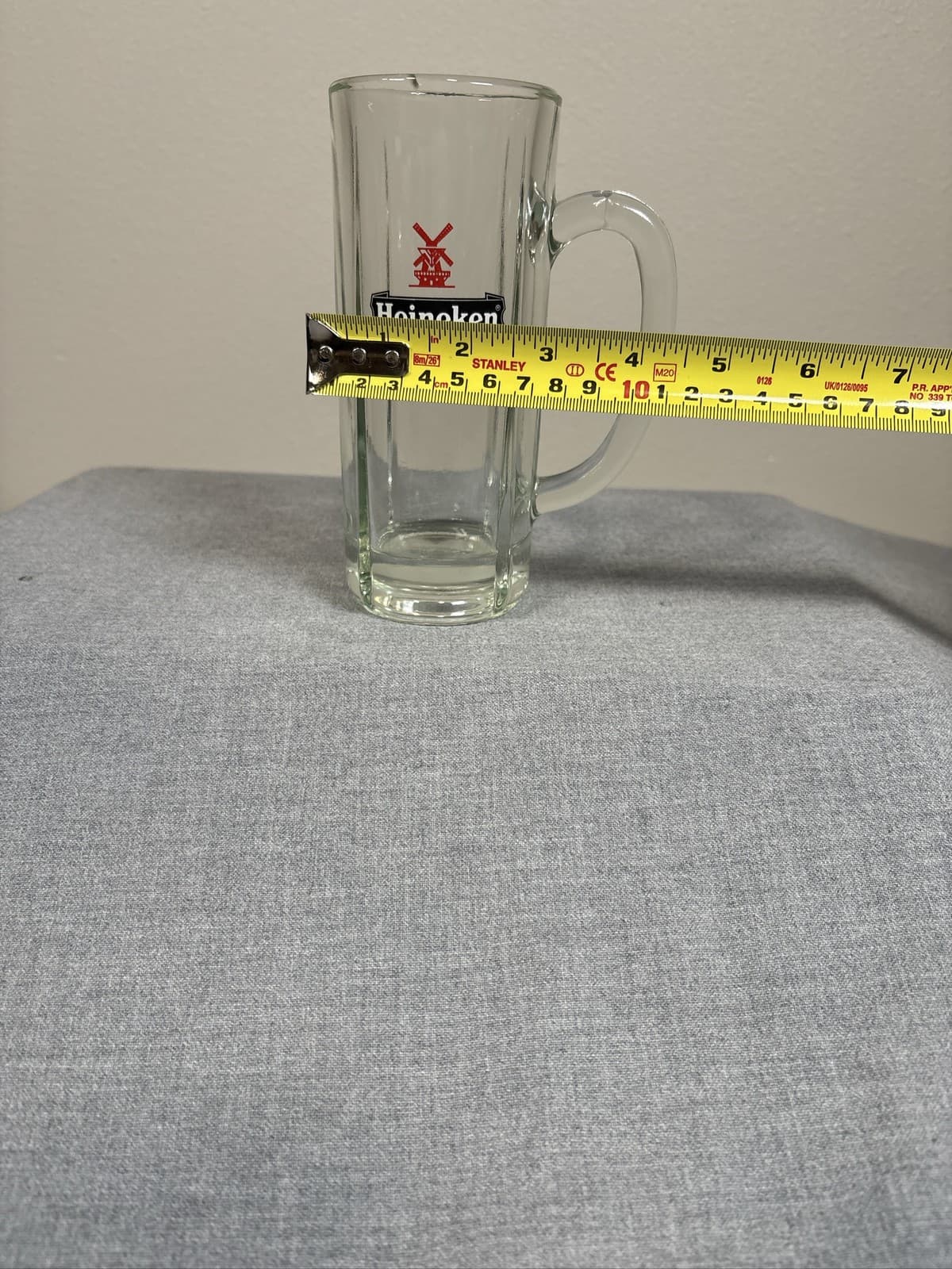 Heineken Holland Beer Mug Stein Windmill Logo Barware Collectible - Thumbnail 6