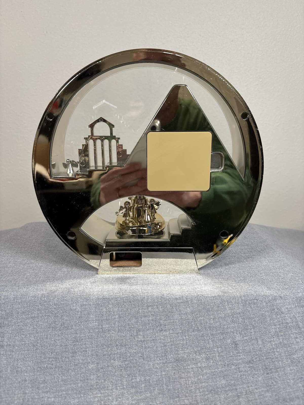 Gold Angels Stairway To Heaven Motion Table Desk Clock - Thumbnail 3