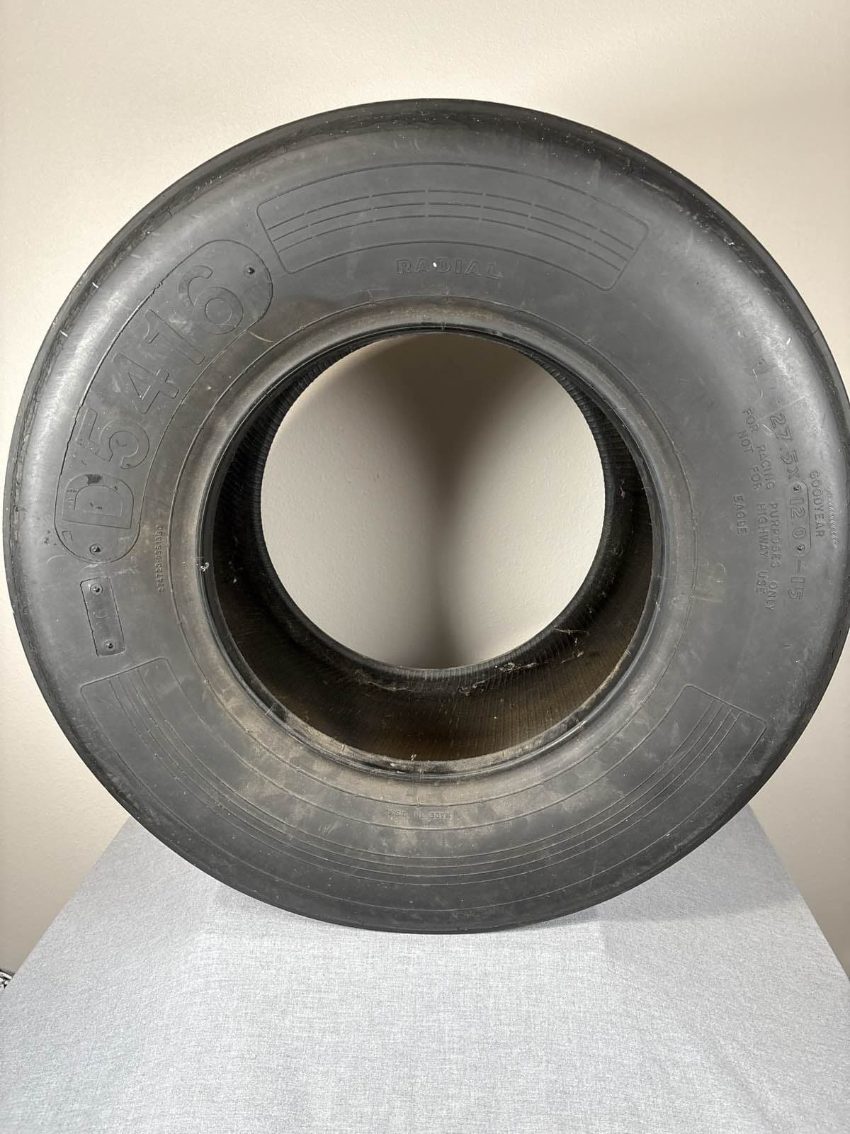 VTG Darrell Waltrip NASCAR Race Used Tire Signed By Buddy, Todd Parrott & More - Thumbnail 8