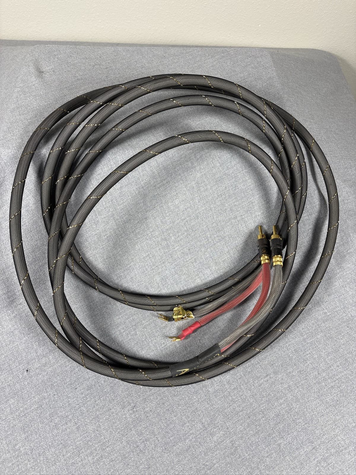 River Cable Audiophile Speaker Cable Braided HiFi Audio Wire 15 ft - Thumbnail 2