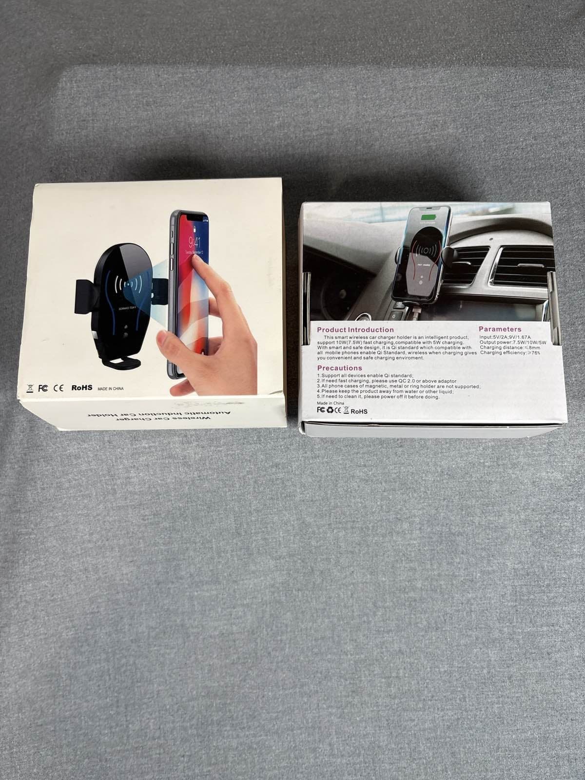 DIMITION Wireless Fast Car Charger Auto Clamping Phone Mount - Thumbnail 3