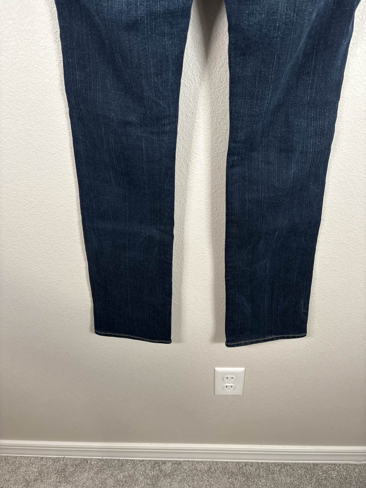True Religion Billy World Tour Jeans Women’s 25 Blue Denim Straight Leg USA - Thumbnail 8