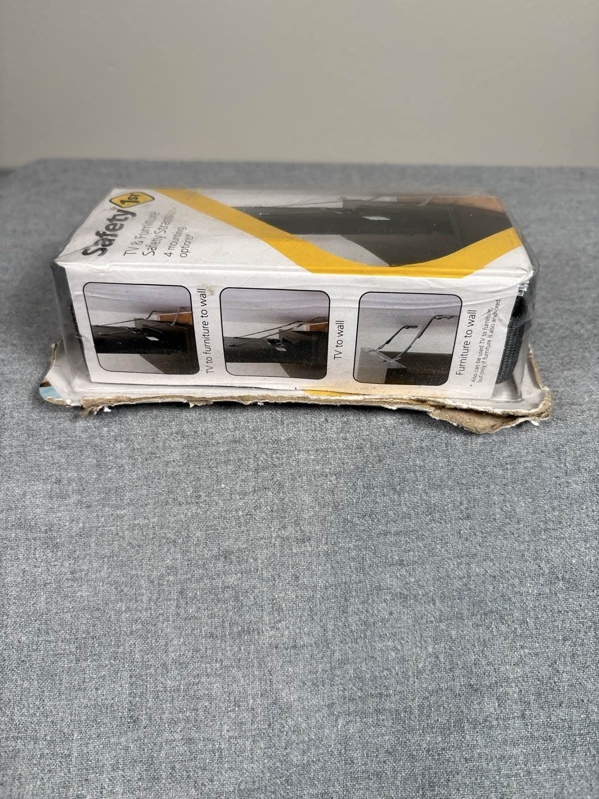 Safety 1st TV Furniture Safety Straps Baby Proof 4 Mounts - Thumbnail 3