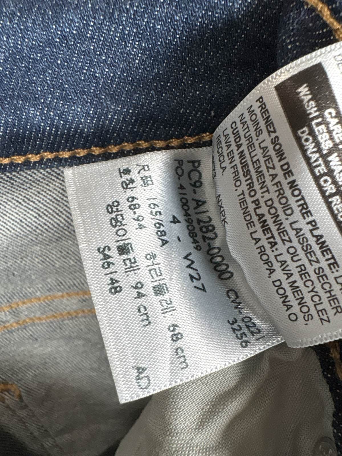 Signature Levi Strauss Women's Heritage High Rise Skinny Jeans Dark Wash - Thumbnail 5