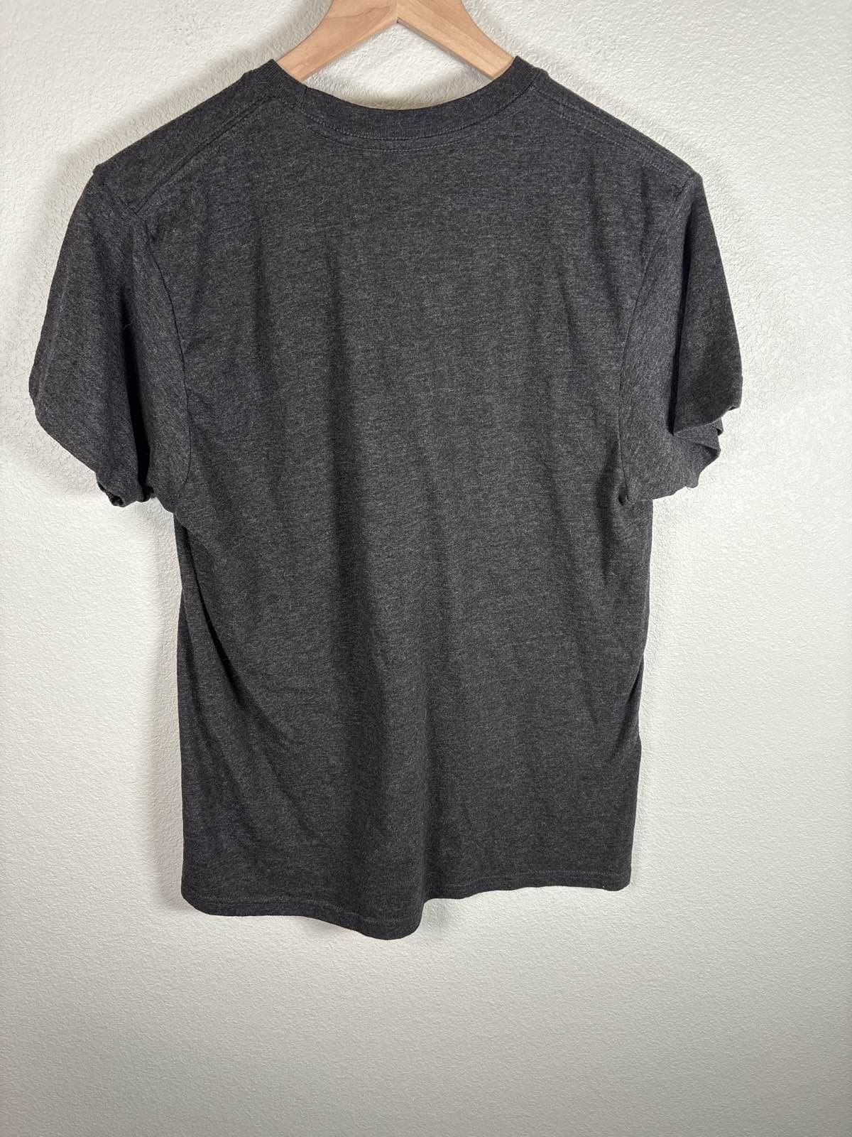 Nirvana Smiley Face Band T-Shirt Men's Black Grunge Rock Music Tee L - Thumbnail 4