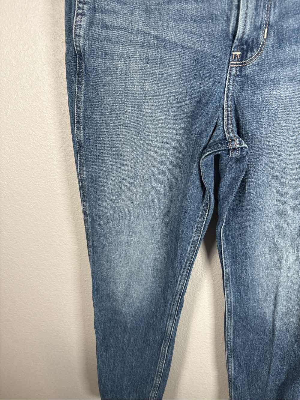 Hollister Ultra High-Rise Mom Jeans Vintage Stretch W25R Blue Denim - Thumbnail 4