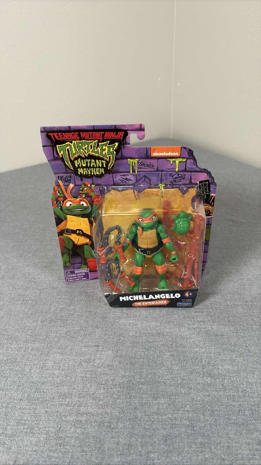 TMNT Mutant Mayhem Michelangelo The Entertainer Action Figure Playmates