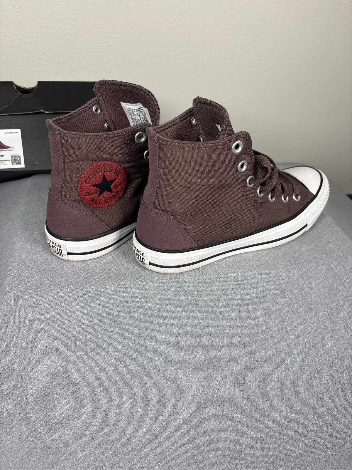 Converse Chuck Taylor All Star Hi Park Red White Women's Size 7 - Thumbnail 4