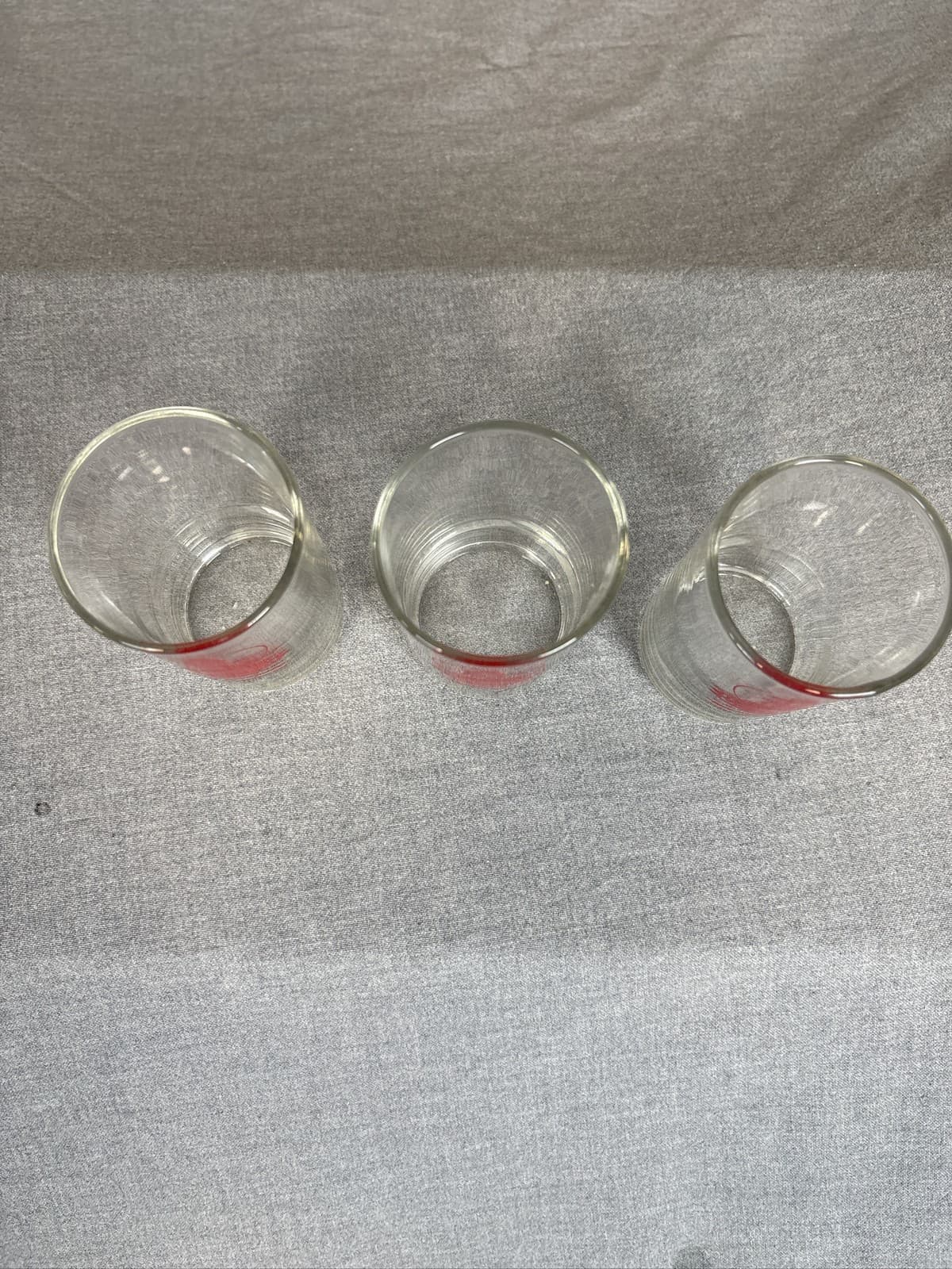 Grain Belt Beer Glasses Set of 3 Red Logo Tumblers Barware Breweriana - Thumbnail 2