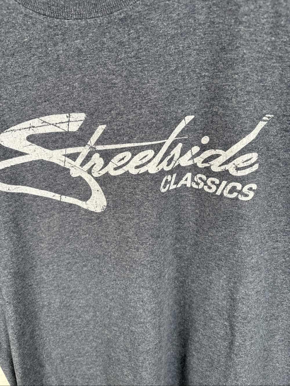 Streetside Classics Mens T-Shirt Blue Gildan L Muscle Car Auto Show Tee - Thumbnail 3