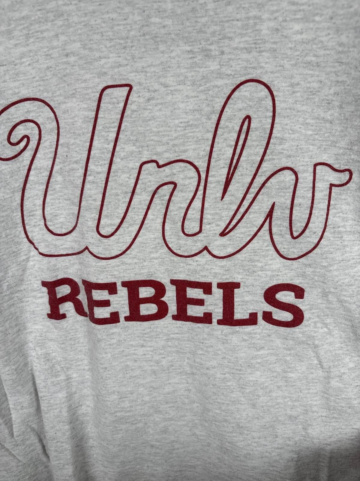 UNLV Rebels Running Runnin' NCAA T-Shirt Ash Gray M - Thumbnail 2