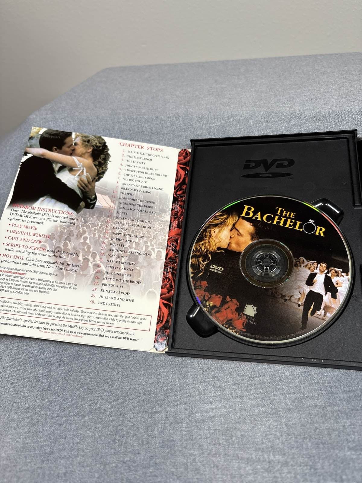 The Bachelor DVD 2000 Chris O'Donnell Renee Zellweger Romance Comedy - Thumbnail 3