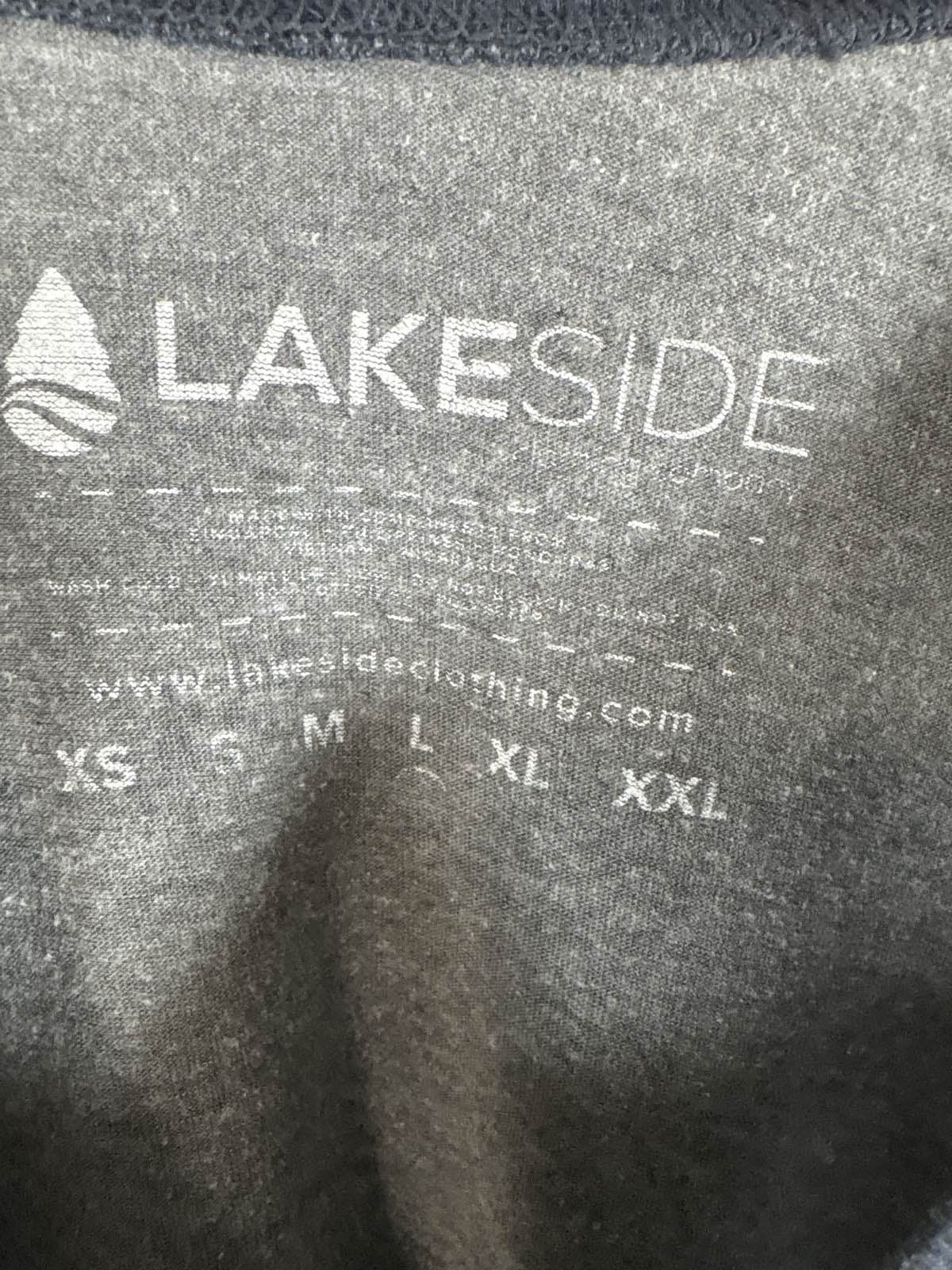 Montana 1889 Raglan 3/4 Sleeve T-Shirt L Gray Blue Row Boat Oars - Thumbnail 3