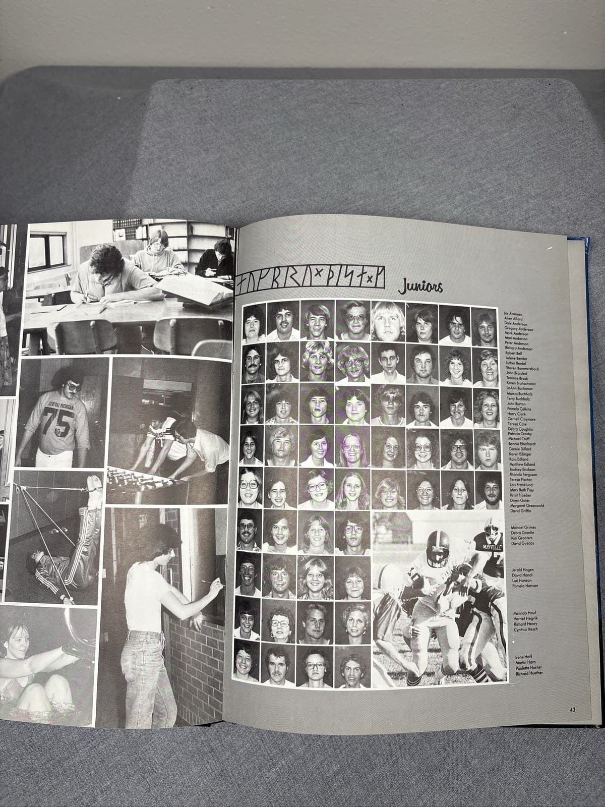 Vintage 1979 Valley State Valley City North Dakota Viking Yearbook - Thumbnail 4