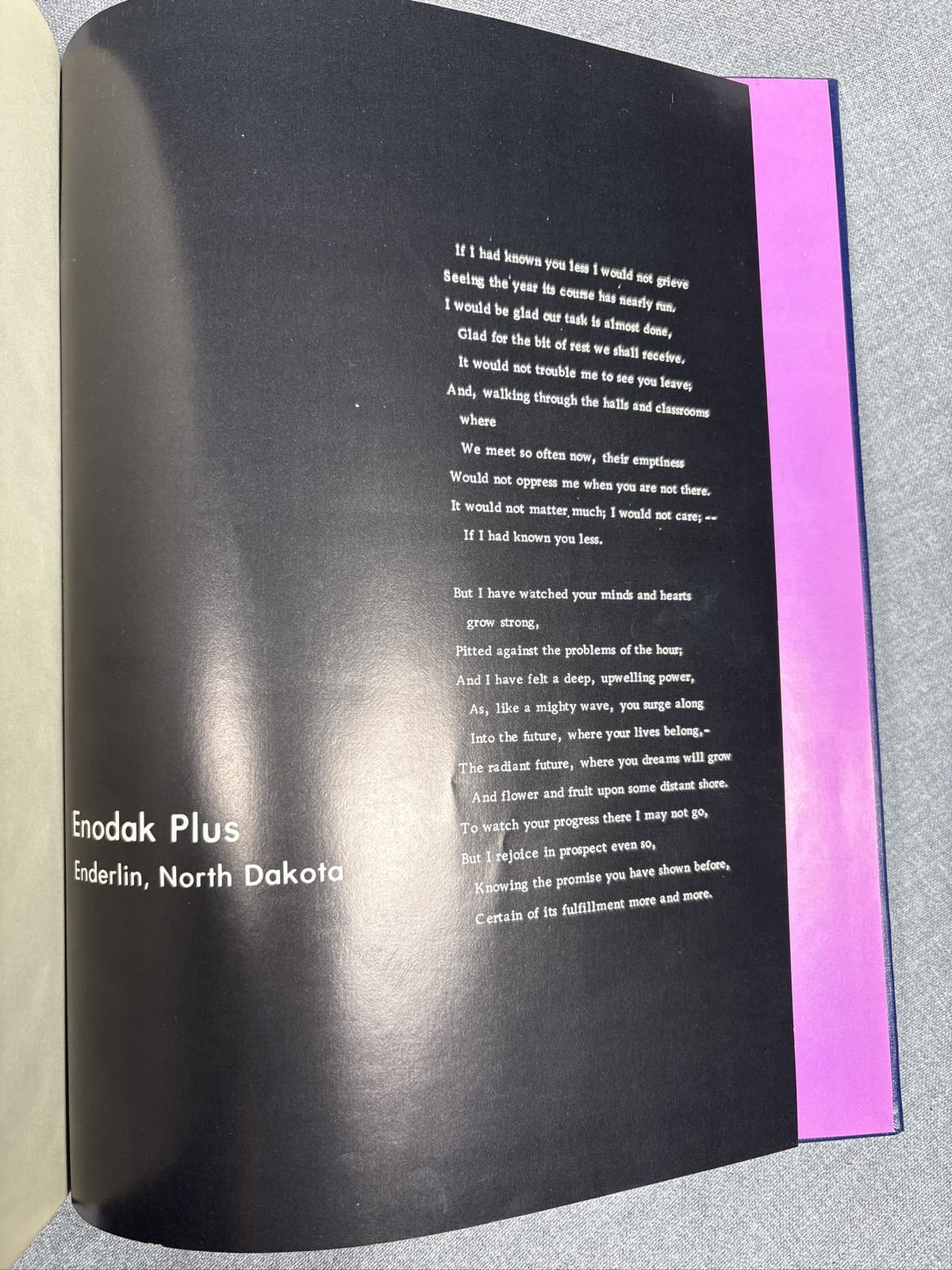 Vintage Enderlin High School 1972 Yearbook Enodak Plus North Dakota - Thumbnail 3