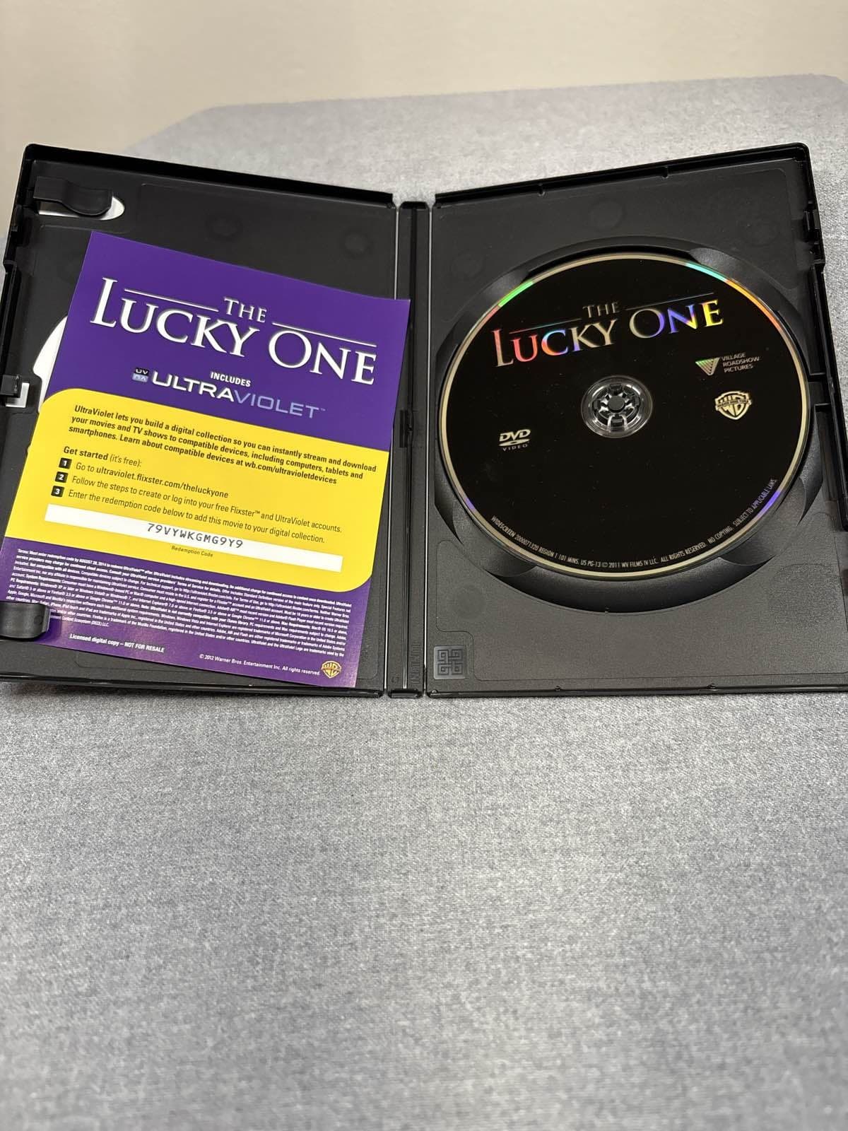 The Lucky One DVD 2012 Zac Efron Taylor Schilling Romance Nicholas Sparks - Thumbnail 3