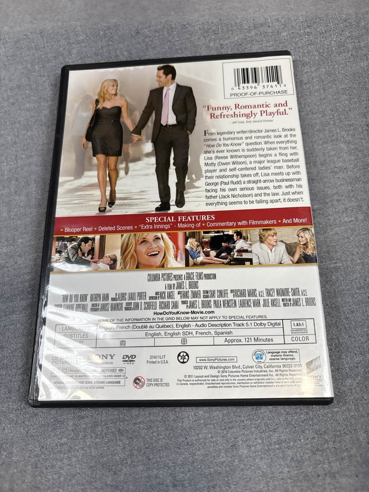 DVD 2010 Reese Witherspoon Owen Wilson Paul Rudd Jack Nicholson - Thumbnail 2