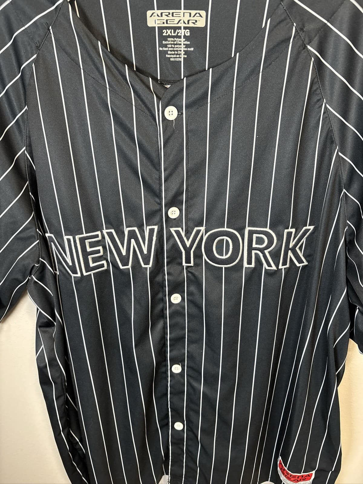 Arena Gear NY Pinstripe Baseball Jersey 3XL - Thumbnail 4