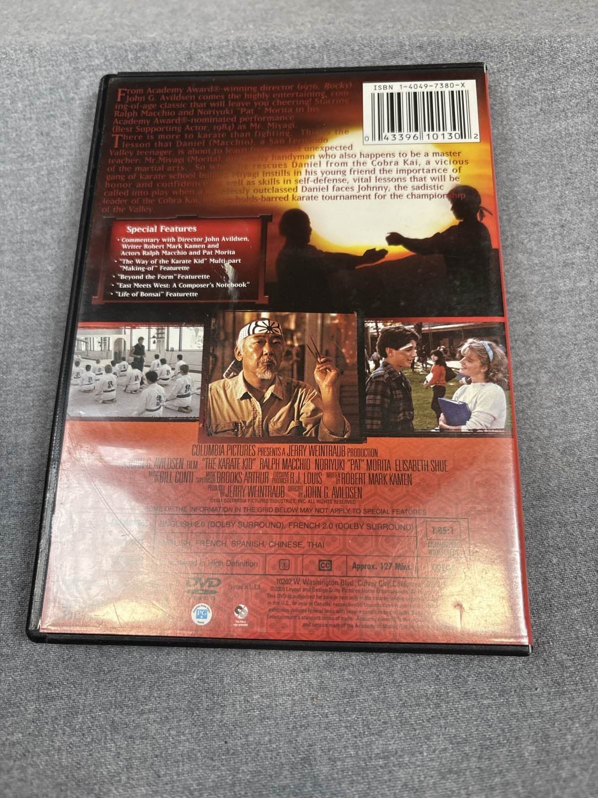 Karate Kid DVD Special Edition Ralph Macchio Pat Morita Cobra Kai - Thumbnail 2