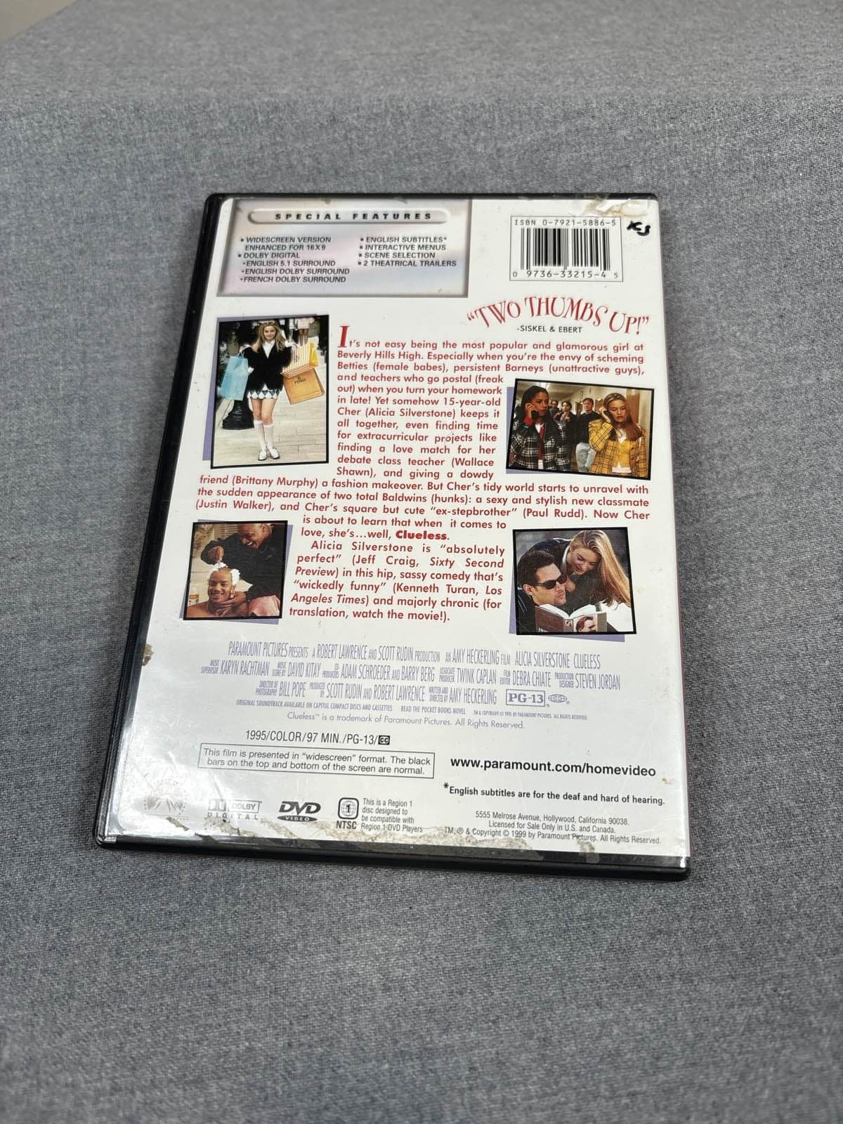 Clueless DVD Whatever! Edition Alicia Silverstone Comedy Movie - Thumbnail 2