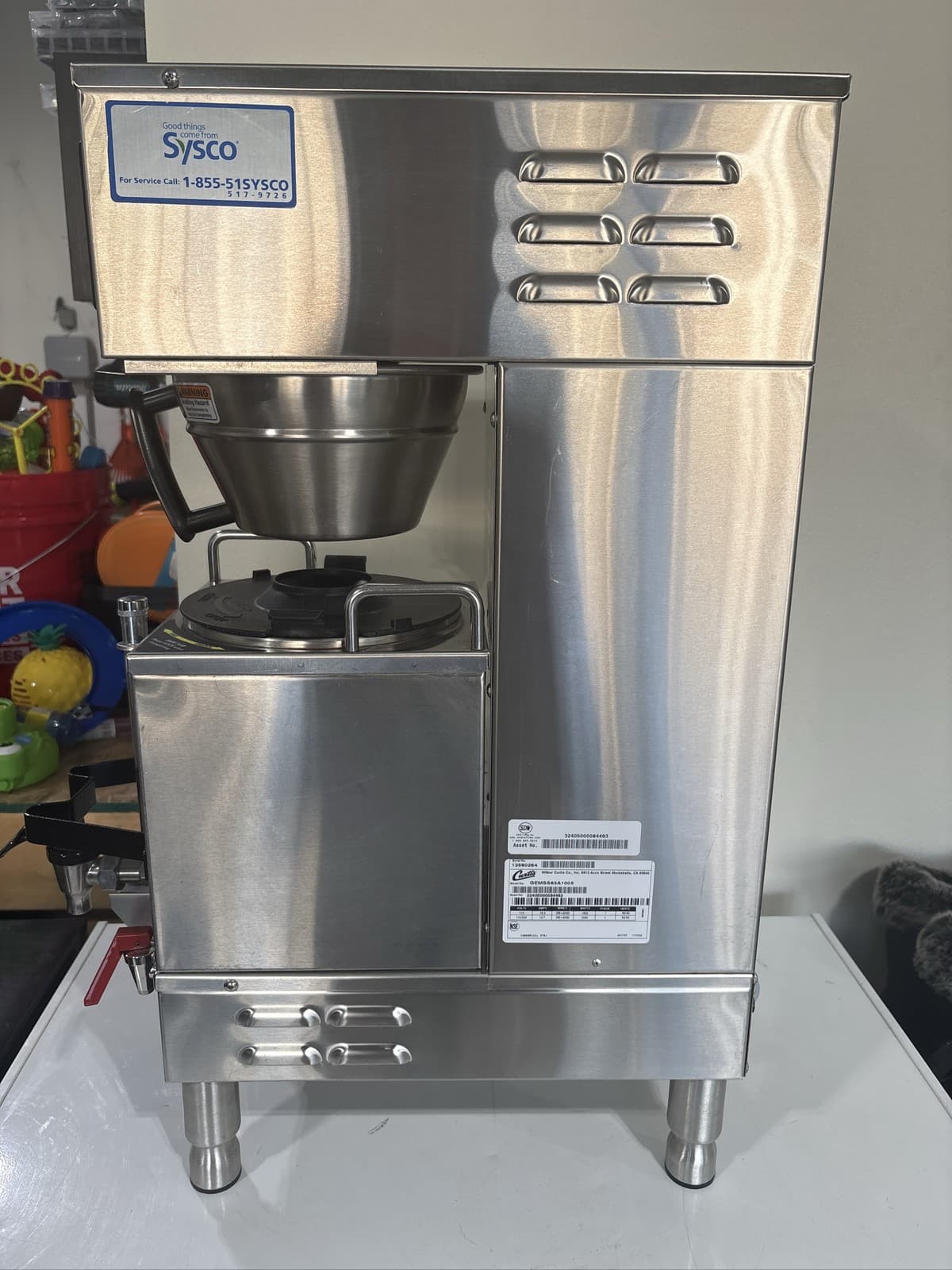 Wilbur Curtis Gemini GT Commercial Coffee Brewer Satellite System - Thumbnail 6