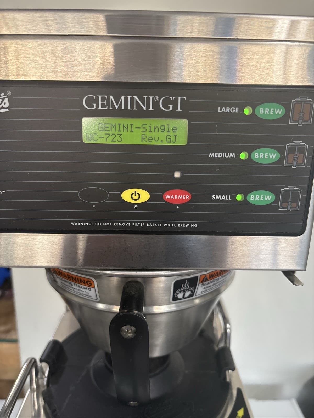 Wilbur Curtis Gemini GT Commercial Coffee Brewer Satellite System - Thumbnail 2