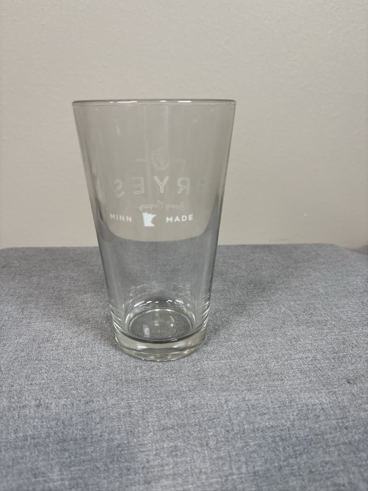 Pryes Brewing Co. Pint Glass Miraculum Minneapolis MN 2012 - Thumbnail 2