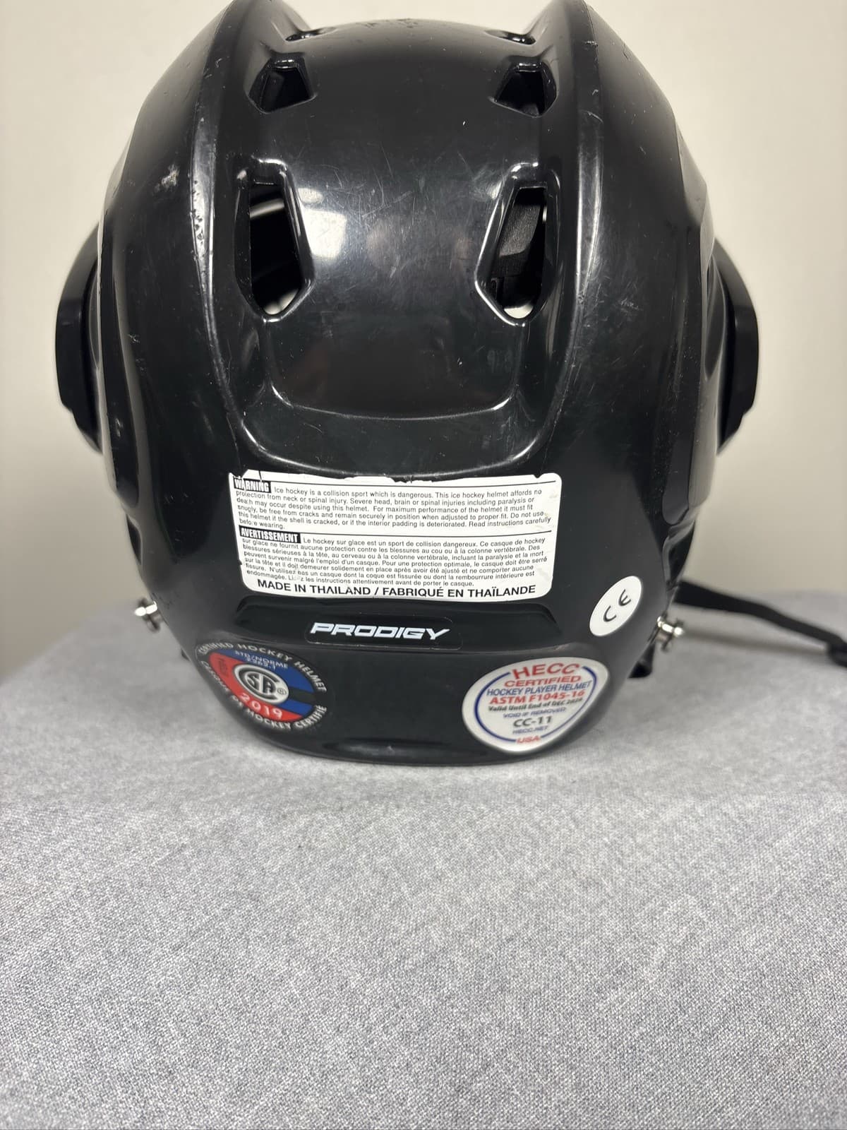 Bauer Prodigy Youth Hockey Helmet with Face Mask Cage Black Size 6-6 5/8 - Thumbnail 4