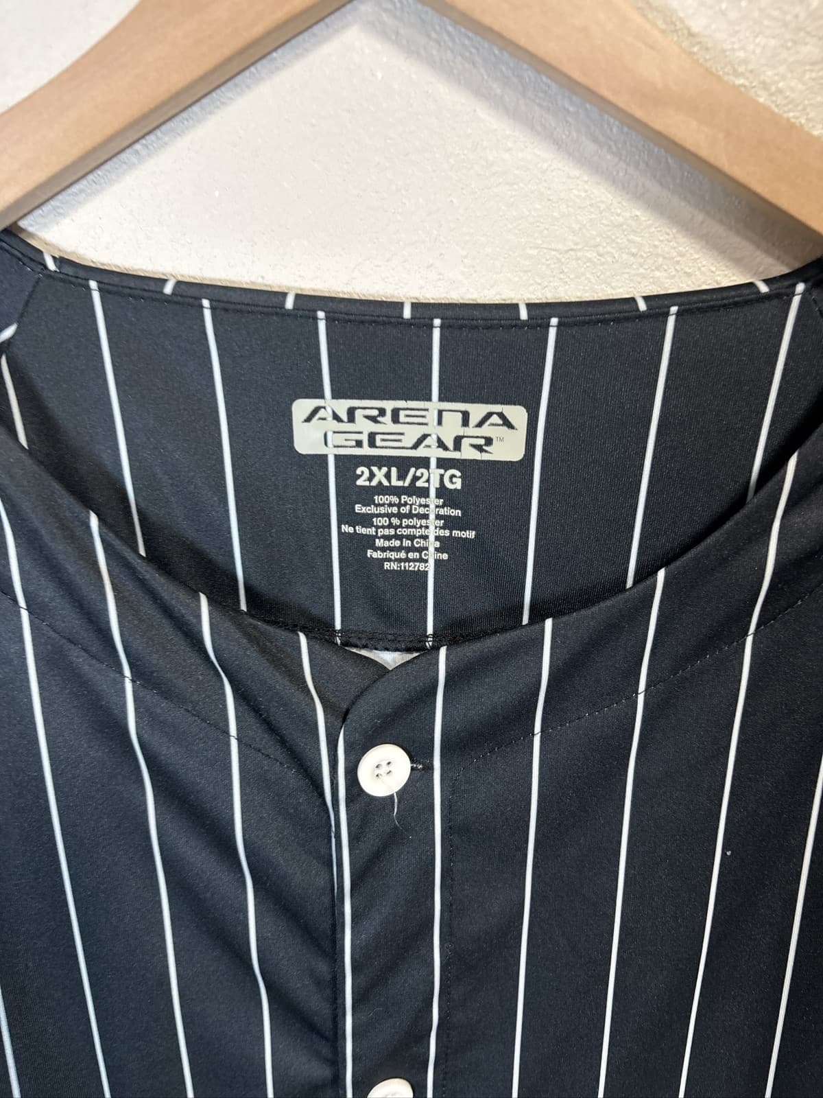 Arena Gear NY Pinstripe Baseball Jersey 3XL - Thumbnail 2