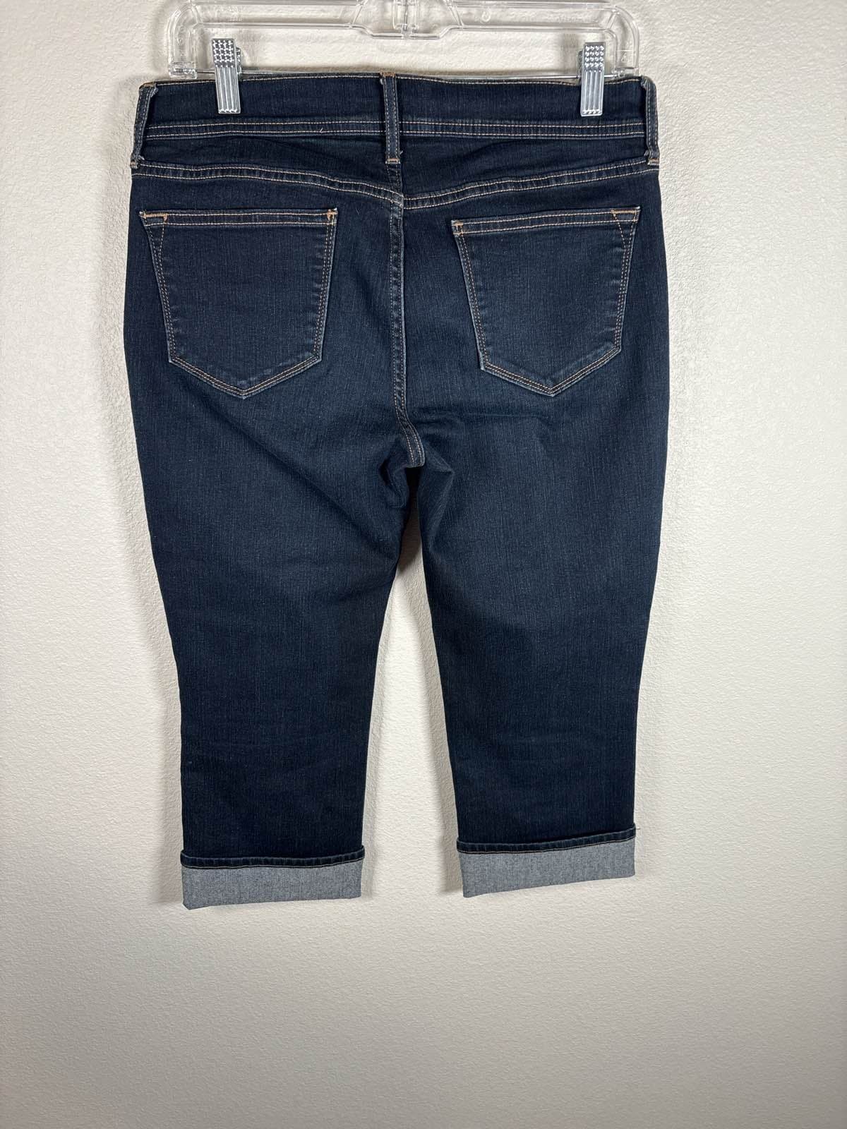 Old Navy The Sweet Heart Jeans Womens 6 Regular Dark Wash Capri Cropped - Thumbnail 4