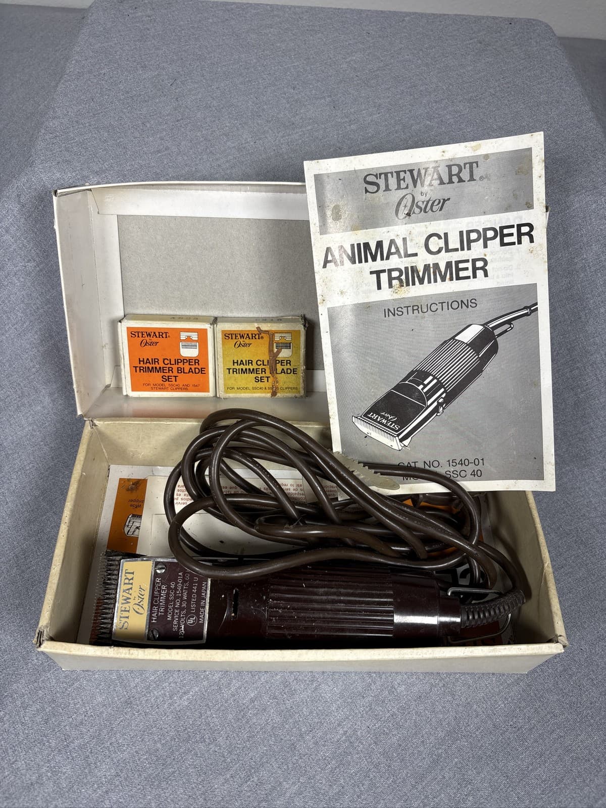 Stewart Oster SSC40 Animal Clipper Trimmer with Detachable Blade - Thumbnail 2