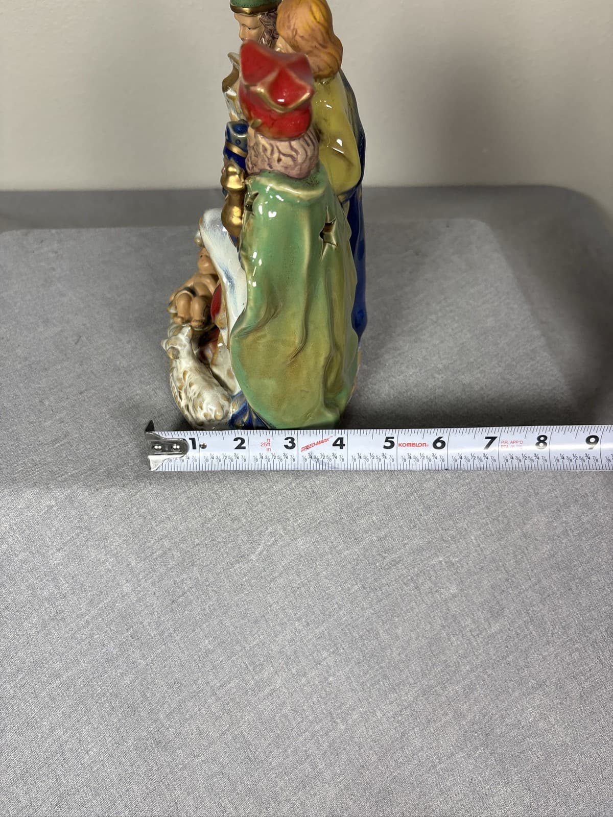 Kirkland Signature Porcelain Nativity Holy Family Figurine Tea Light - Thumbnail 6