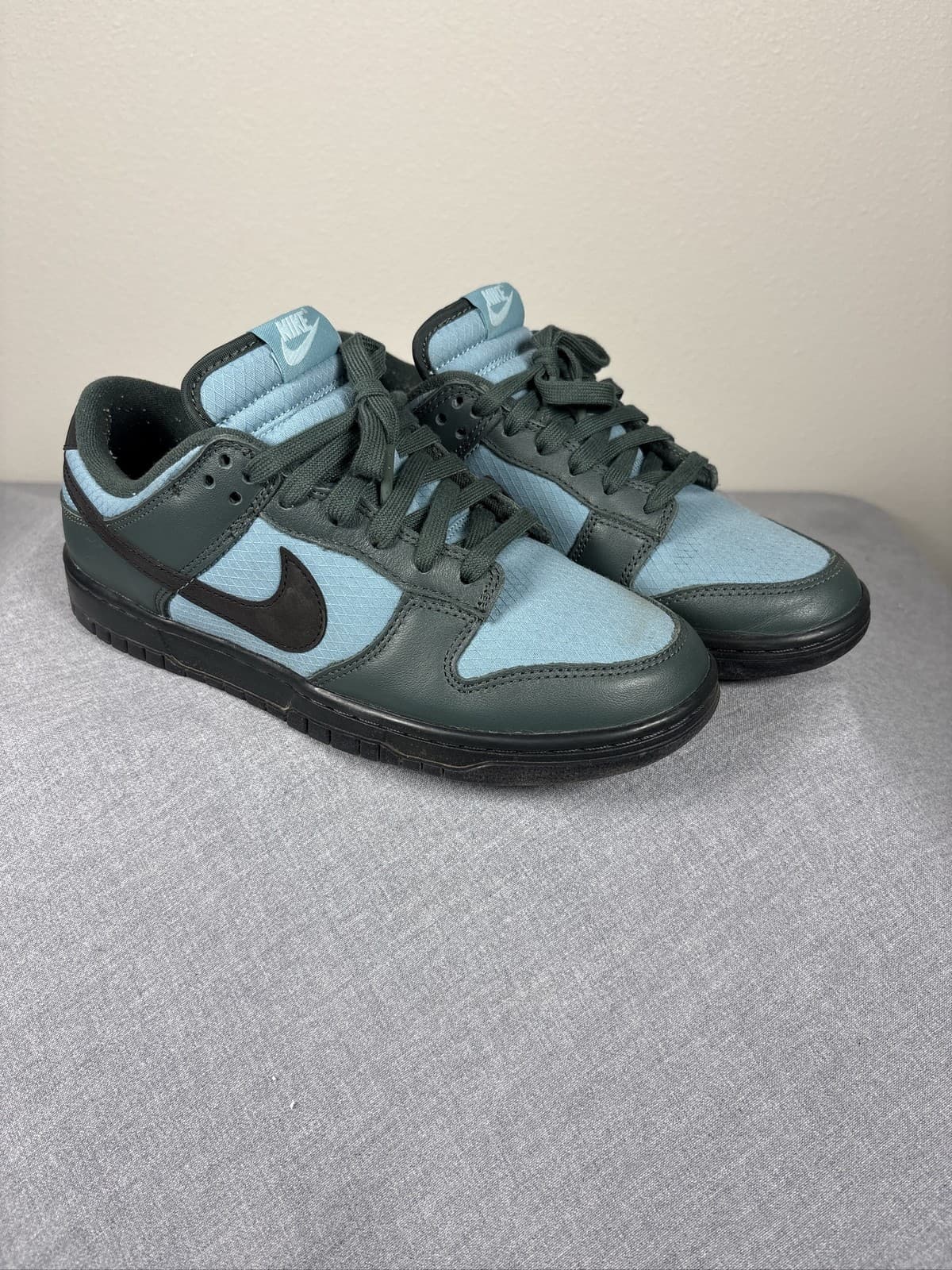 Nike Dunk Low Retro SE Denim Turquoise FZ3052-300 Mens Shoes - Thumbnail 3